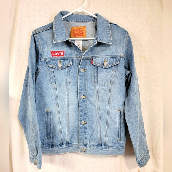Levi's Light Blue Jean Jacket for teens XL 13-15 Years NWT - Picture 1 of 8